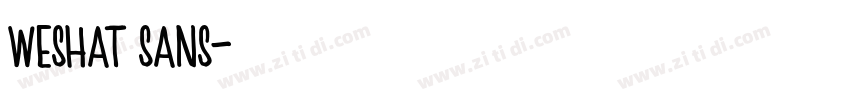 weshat sans字体转换 weshat sans字体转换